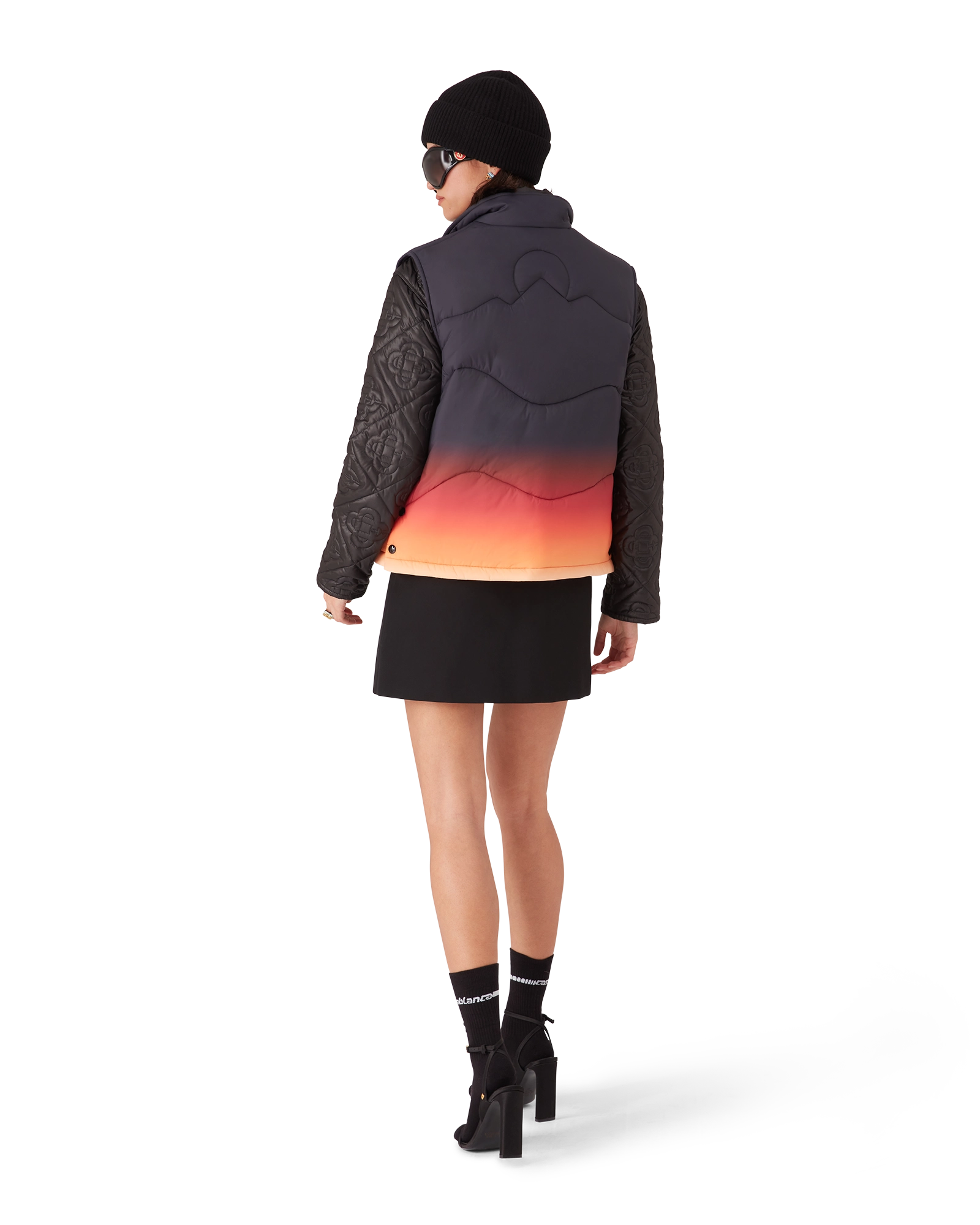 Gradient Nylon Down Puffer Gilet