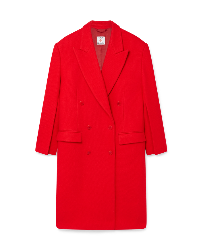 Boiled Wool Overcoat