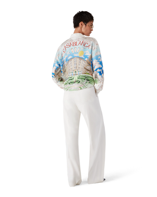 Paris Store Classic Long Sleeve Silk Shirt