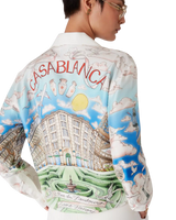 Chemise en soie à manches longues classique Paris Store