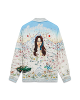 L'Hiver Fleuri Long Sleeve Silk Twill Shirt