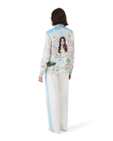 L'Hiver Fleuri Long Sleeve Silk Twill Shirt