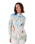 L'Hiver Fleuri Long Sleeve Silk Twill Shirt