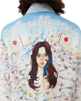 L'Hiver Fleuri Long Sleeve Silk Twill Shirt