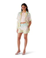 Candy Icons Short Sleeve Silk Twill Shirt