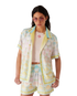 Candy Icons Short Sleeve Silk Twill Shirt