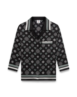 Chemise de pyjama en satin de soie Monogram