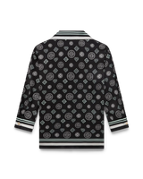 Chemise de pyjama en satin de soie Monogram