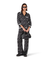 Chemise de pyjama en satin de soie Monogram