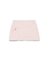 Nylon Quilted Mini Skirt