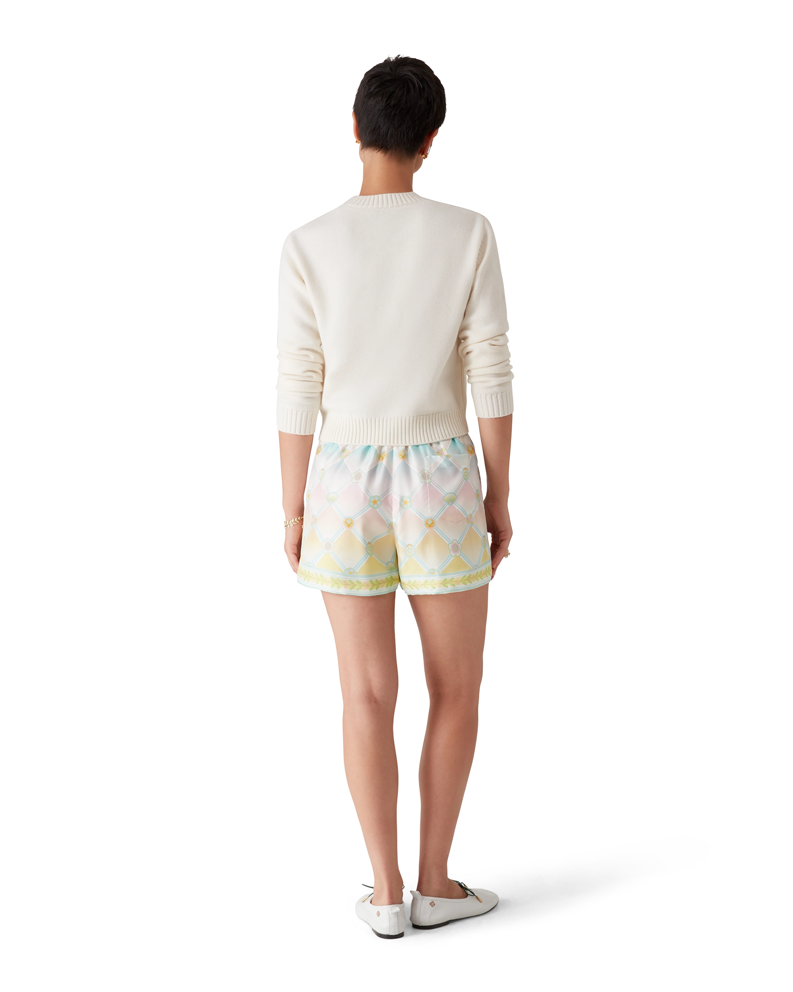 Candy Icons Silk Twill Shorts