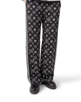 Pantalon de pyjama en satin de soie Monogram