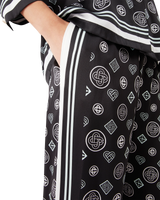 Pantalon de pyjama en satin de soie Monogram