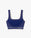 Brassière sans coutures bleue