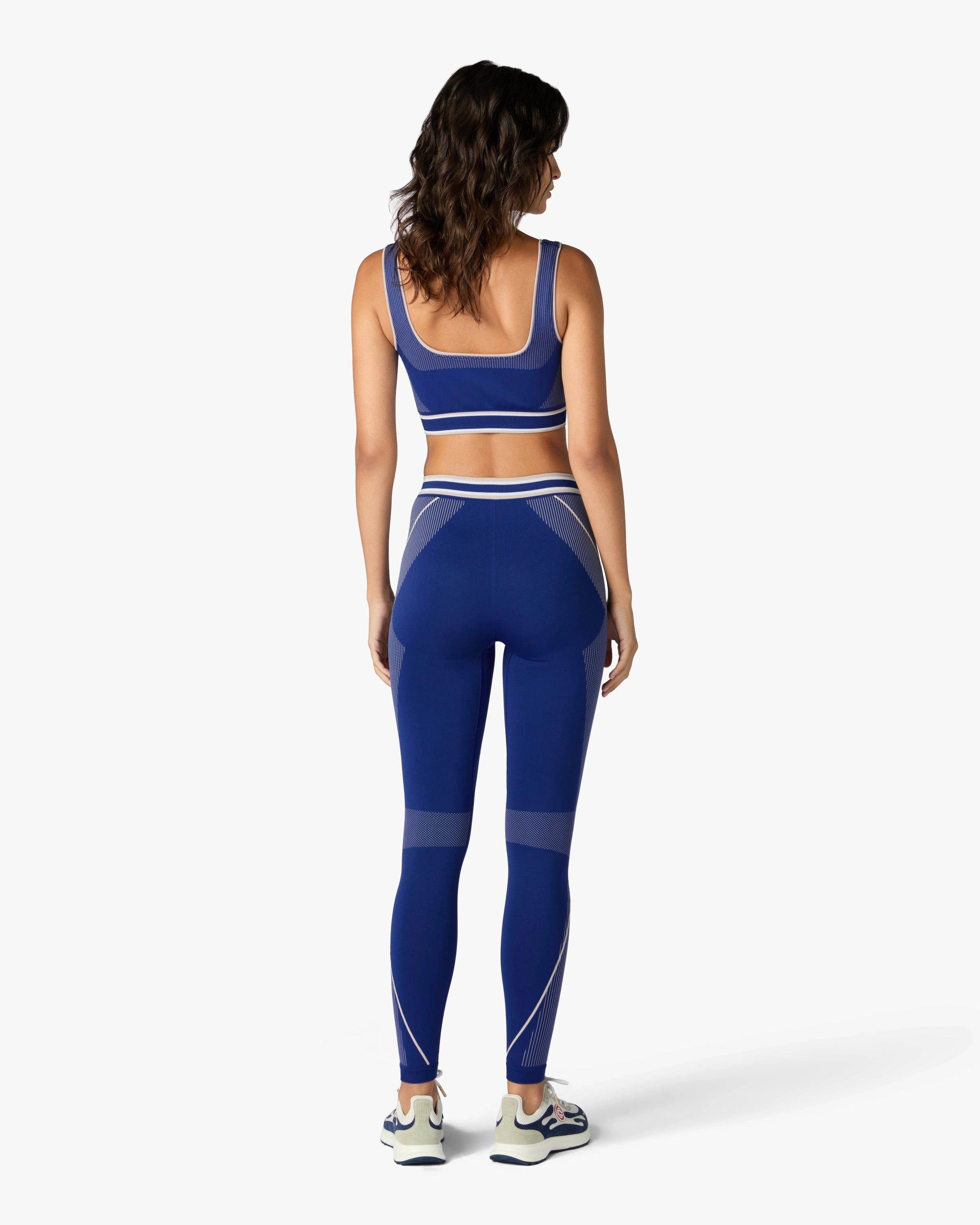 Brassière sans coutures bleue