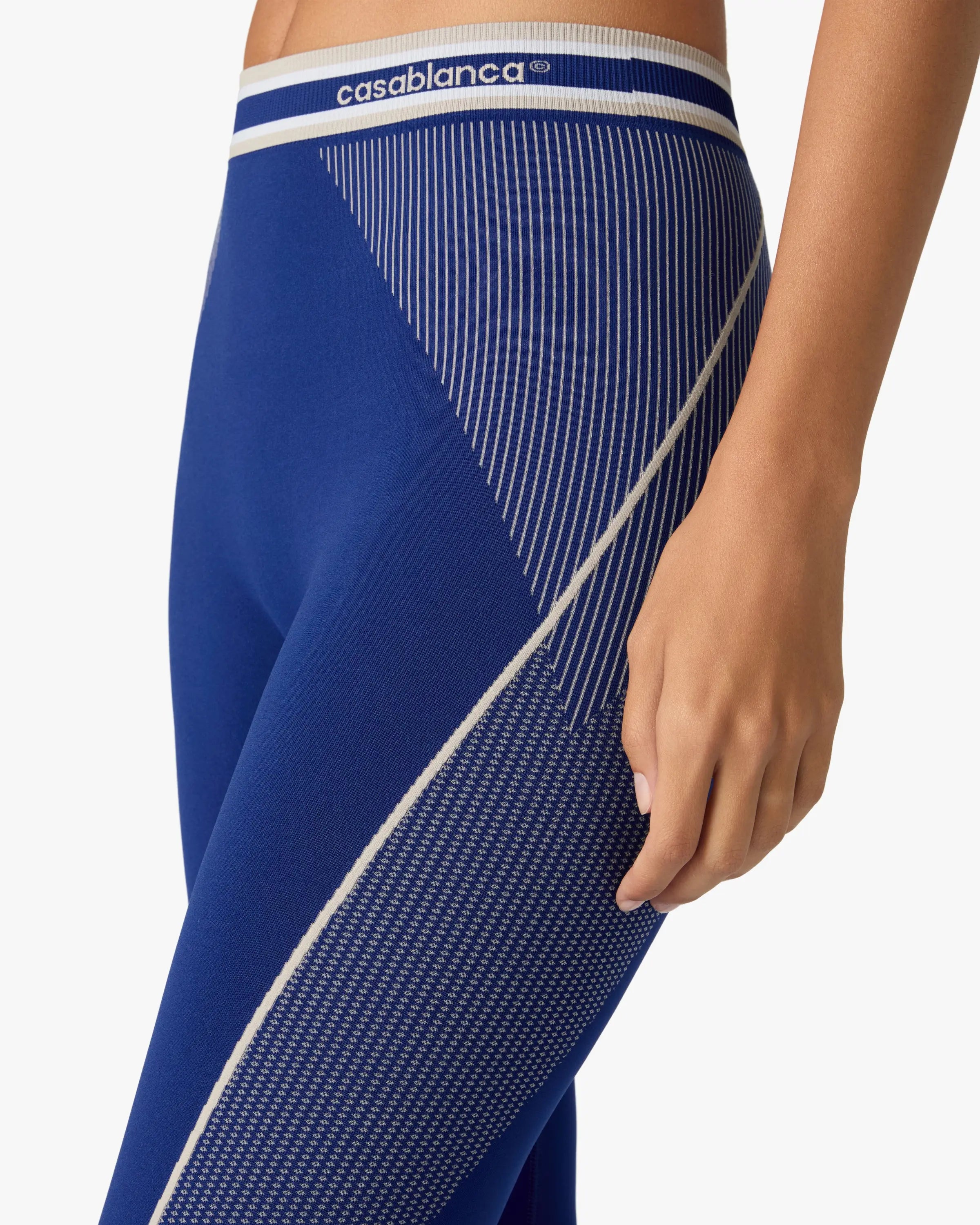Blue Seamless Leggings