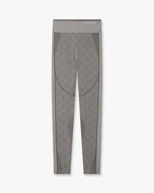 Light Grey Seamless Monogram Leggings