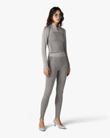 Light Grey Seamless Monogram Leggings