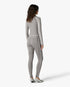 Light Grey Seamless Monogram Leggings