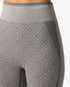 Light Grey Seamless Monogram Leggings