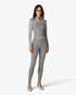 Light Grey Seamless Monogram Long Sleeve Top