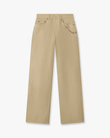 Beige Desert Canvas Denim Jeans