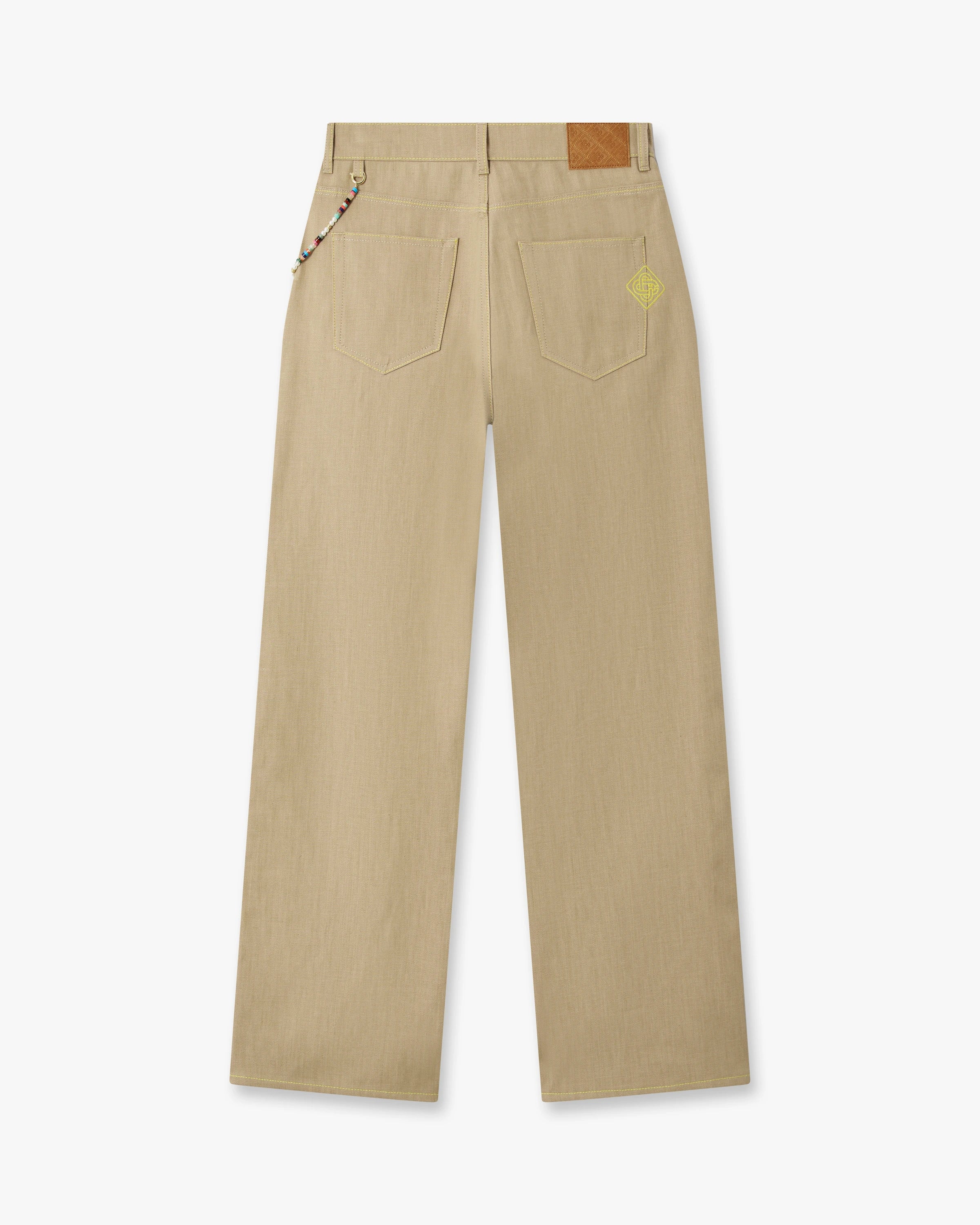 Beige Desert Canvas Denim Jeans