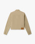 Beige Desert Canvas Denim Jacket