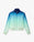 Blue & Green Gradient Monogram Jacquard Track Jacket