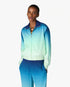 Blue & Green Gradient Monogram Jacquard Track Jacket