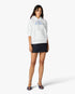 White Meduse Stacked Logo Hooded Sweatshirt