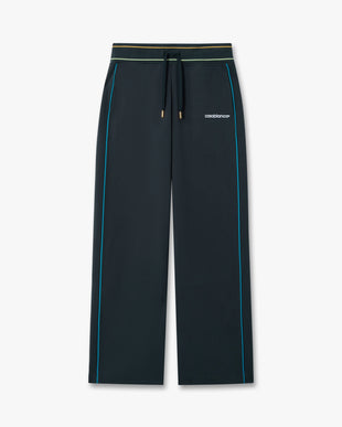 Navy Low-Rise Punto Joggers with Contrast Piping