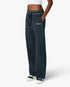 Navy Low-Rise Punto Joggers with Contrast Piping