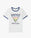 T-shirt court à manches courtes blanc Tennis Club Icon Ringer
