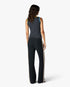 Navy Colourblock Ribbed Tank Top