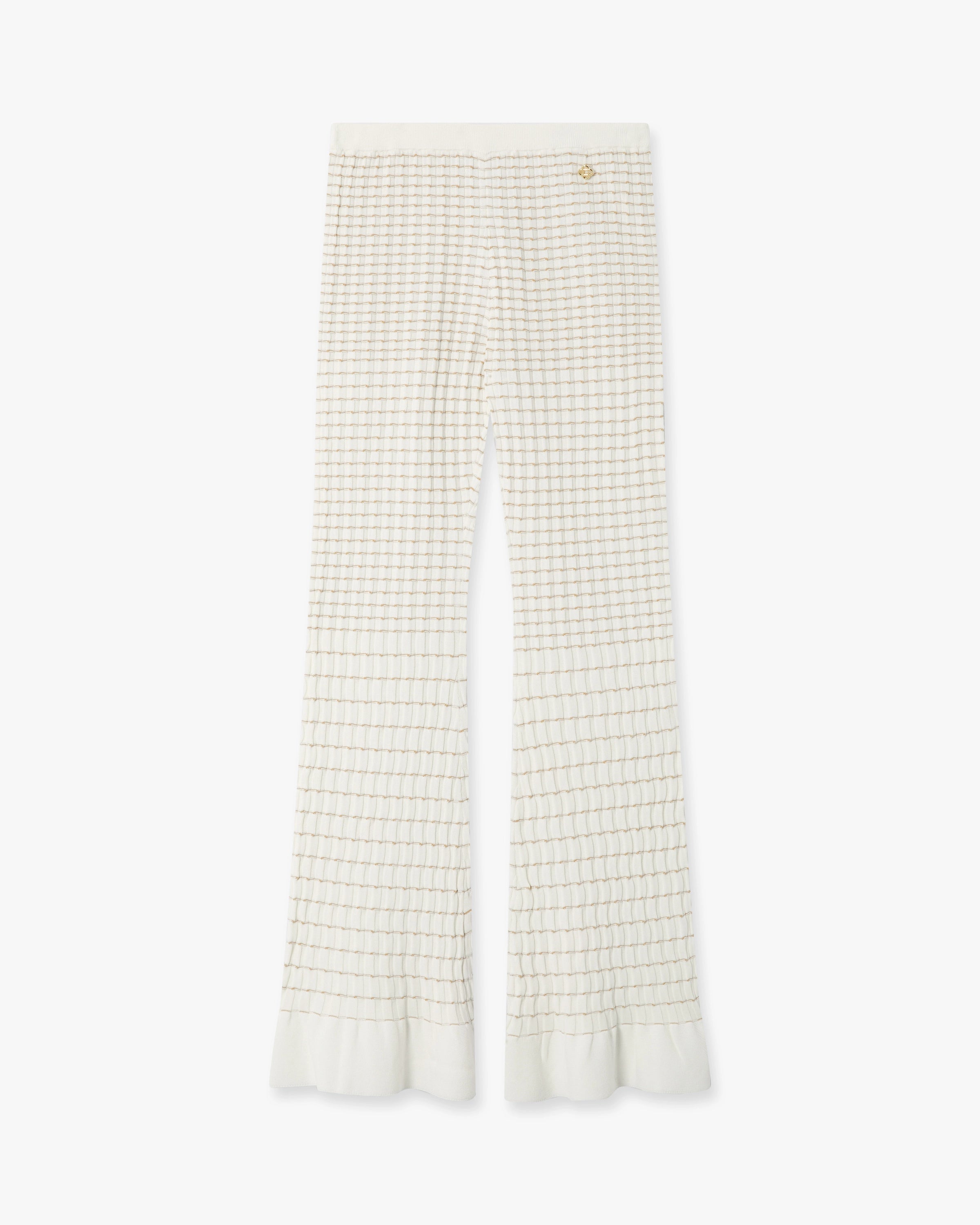 Pantalon blanc Pleated Mosaic