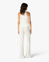 Pantalon blanc Pleated Mosaic