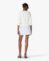 White Pointelle Monogram Cardigan