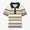 Café Culture Wool Stripe Short Sleeve Polo Shirt