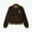 Brown Celestial Pyramid Wool Varsity Jacket