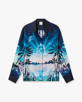 Crystal Alchemy Long Sleeve Silk Twill Shirt
