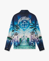 Crystal Alchemy Long Sleeve Silk Twill Shirt
