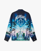 Crystal Alchemy Long Sleeve Silk Twill Shirt