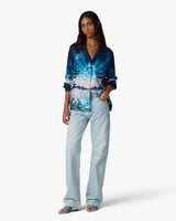 Crystal Alchemy Long Sleeve Silk Twill Shirt