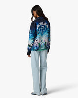 Crystal Alchemy Long Sleeve Silk Twill Shirt