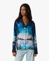 Crystal Alchemy Long Sleeve Silk Twill Shirt