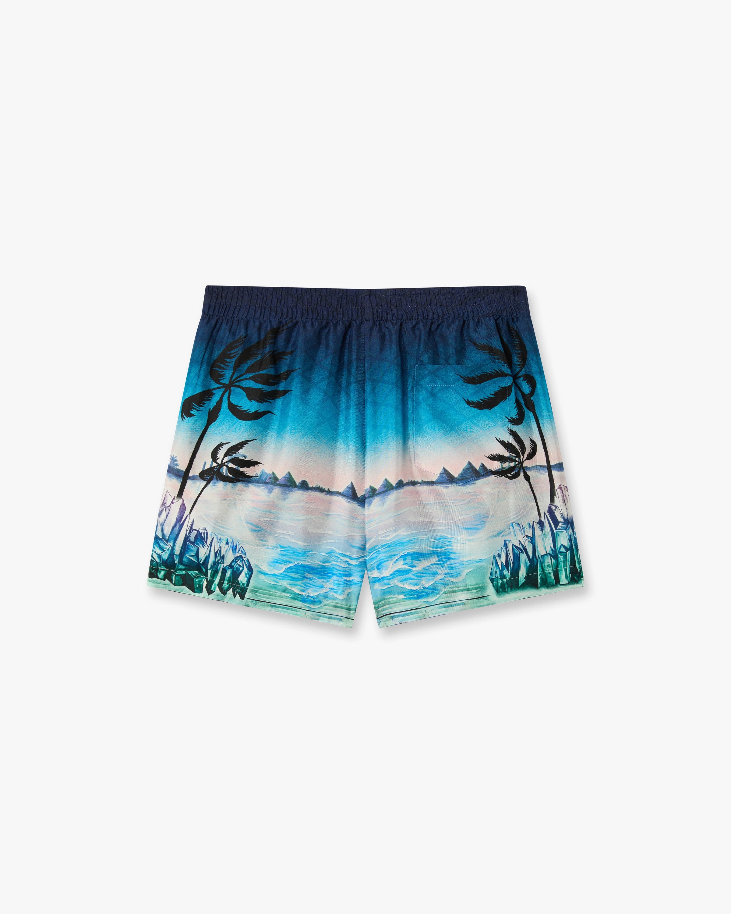 Crystal Alchemy Silk Twill Shorts