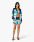 Crystal Alchemy Silk Twill Shorts