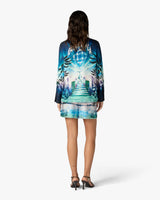 Crystal Alchemy Silk Twill Shorts