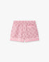 Pink Radiating Monogram Silk Shorts